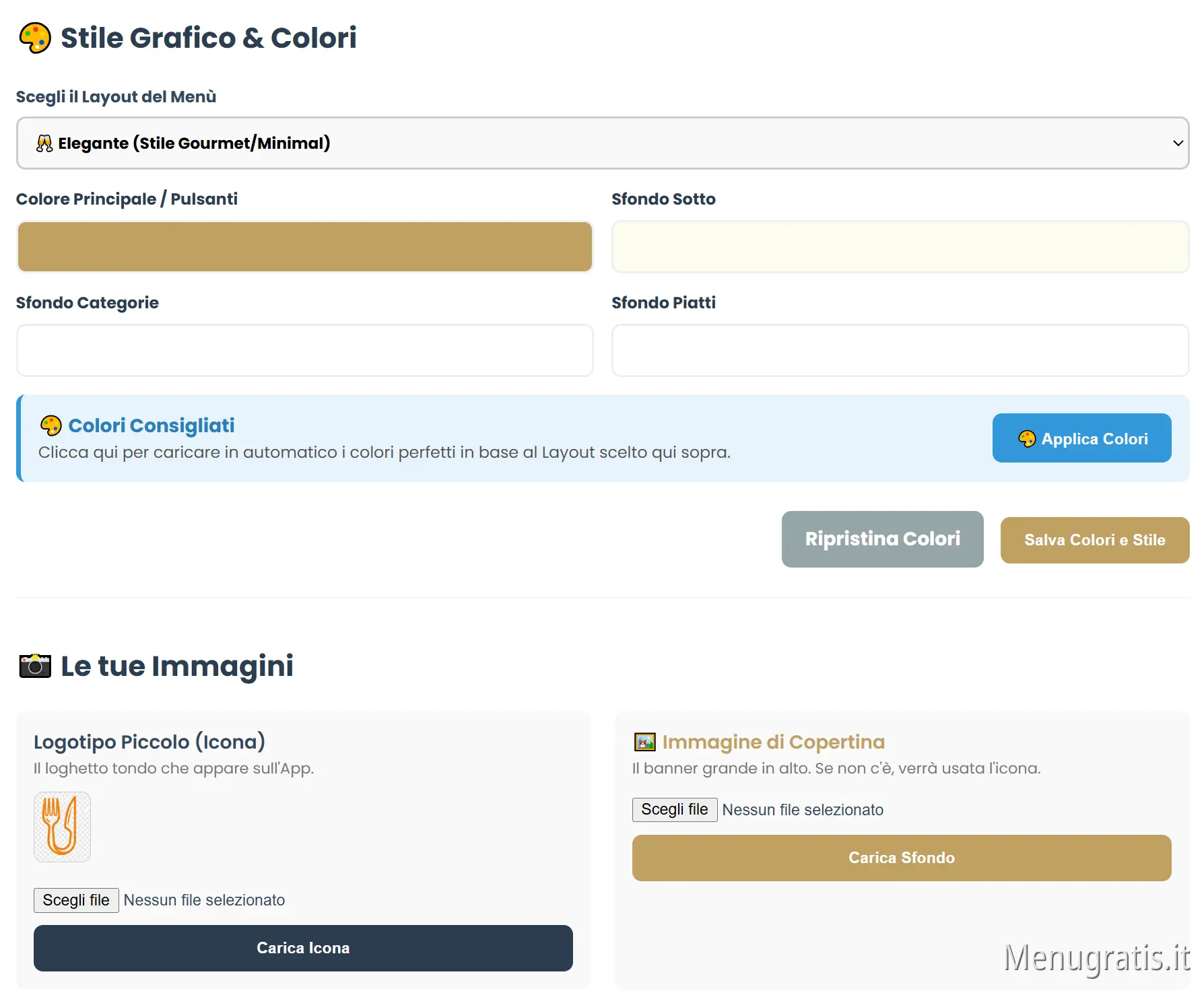 Stile, Colori e Copertina