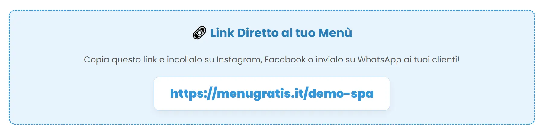 Link in bio Instagram Facebook per listino trattamenti centro estetico
