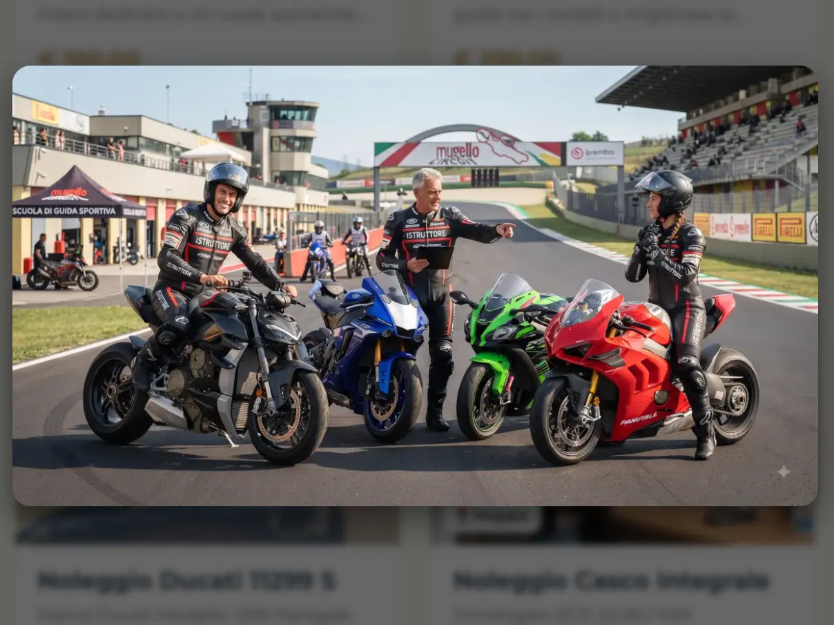 Presentazione istruttori e piloti di motociclismo