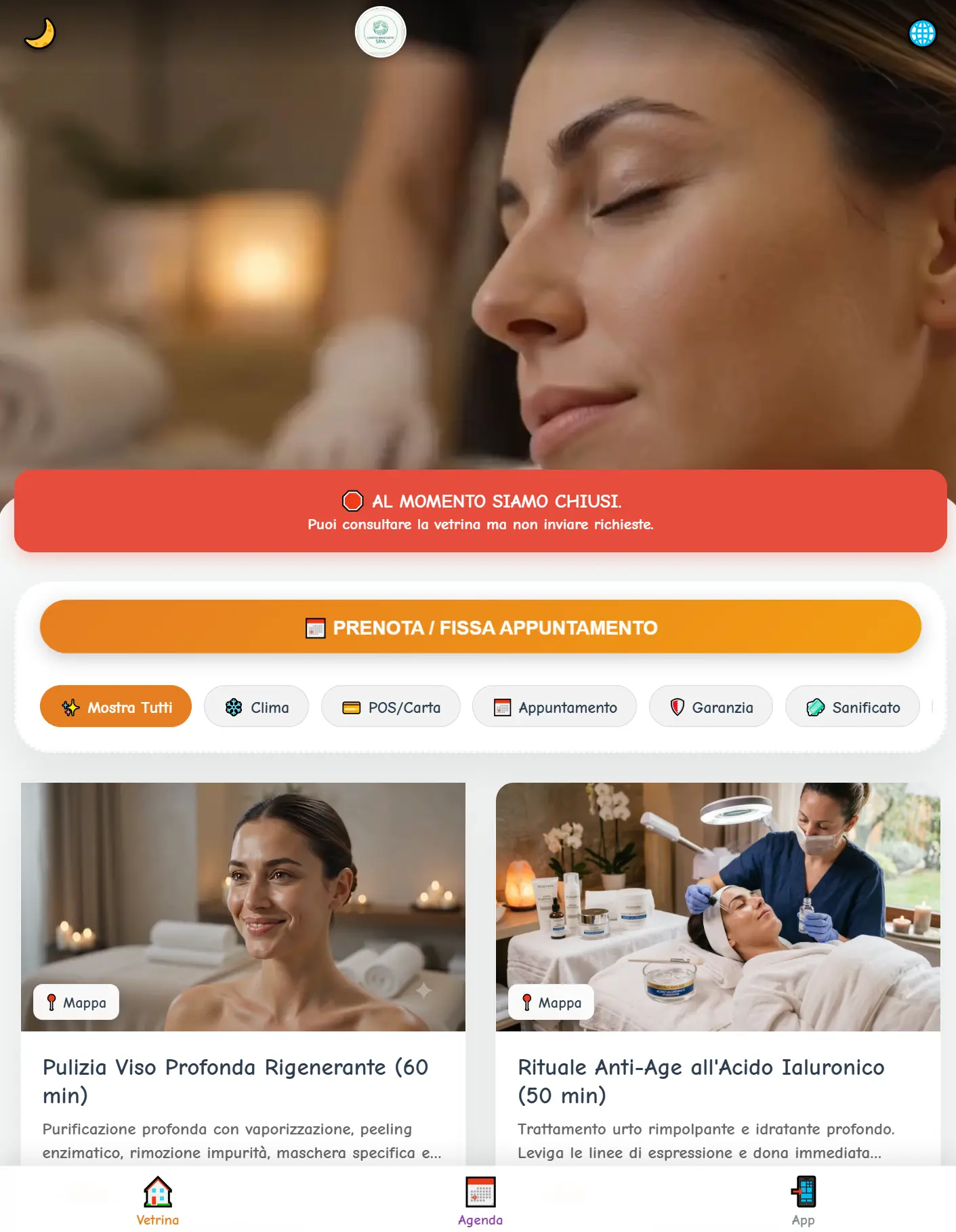 Anteprima Web App su Smartphone