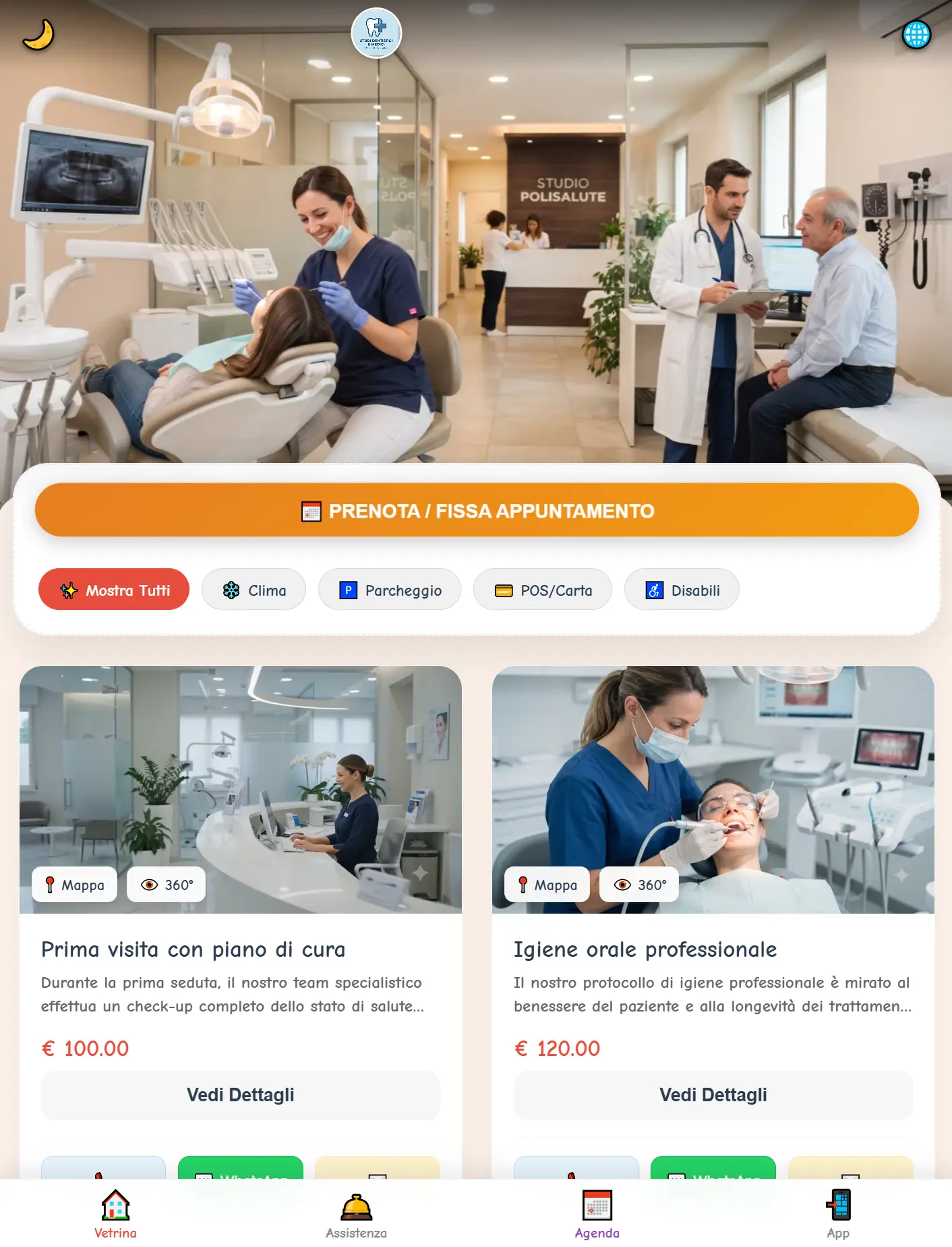 Anteprima Web App su Smartphone